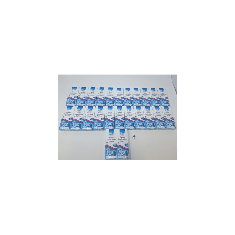 Oasis 50 Water Purification Tablets Pack of 24