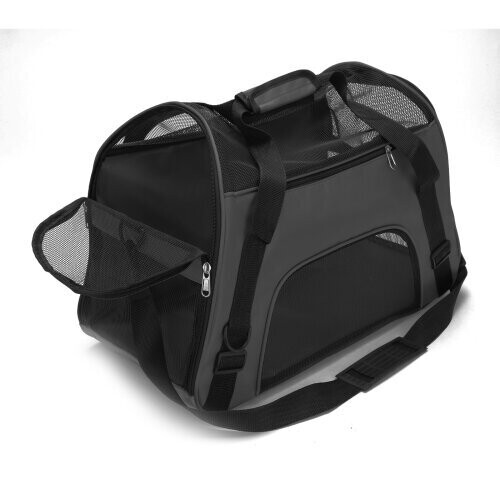 (Black) Cat Carriers Bag AVC Folding Travel 2