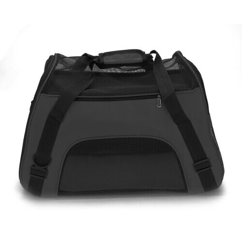 (Black) Cat Carriers Bag AVC Folding Travel