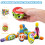 12Pack Kids Foam Bowling Set with Storage Bag 2