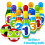 12Pack Kids Foam Bowling Set with Storage Bag 1