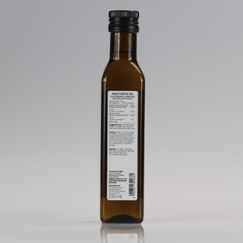Milk Thistle oil, Cold Pressed, Raw, Ol'Vita 250 ml 1
