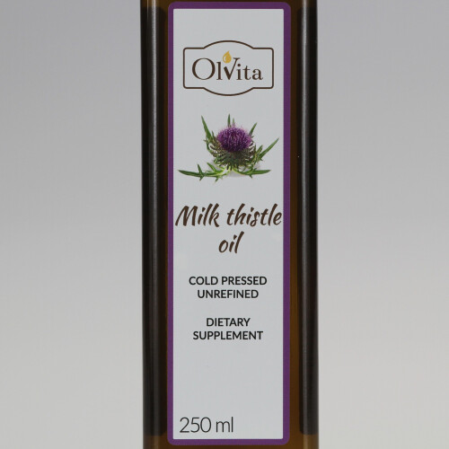Milk Thistle oil, Cold Pressed, Raw, Ol'Vita 250 ml 2
