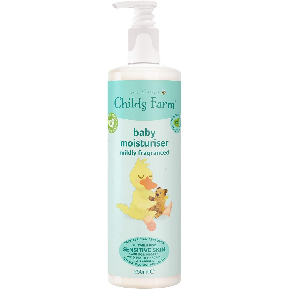 Childs Farm Baby Moisturiser 250ml Mildly Fragranced Moisturising