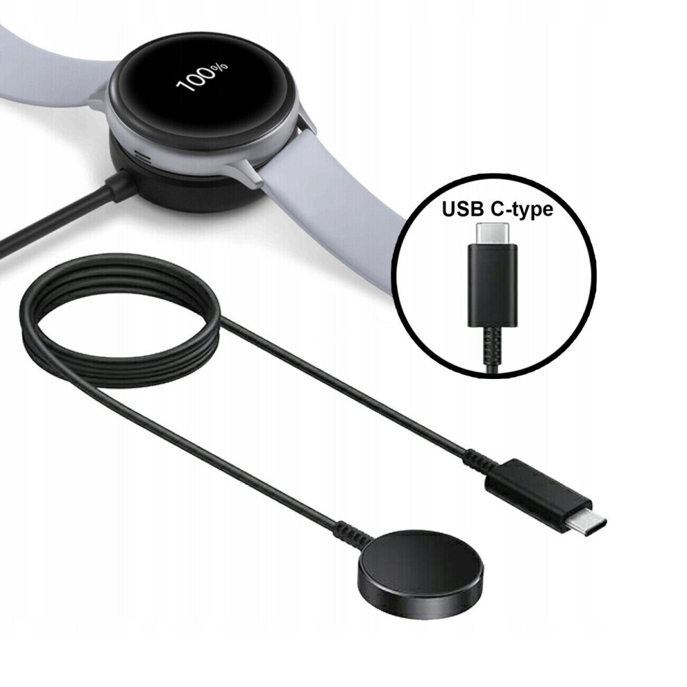 Official Samsung Galaxy Smart Watch Fast Wireless Charger USB C Black