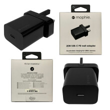 mophie 20W USB-C PD Wall Adapter UK 3-Pin Plug (Head Only) A829-120167C-UK1
