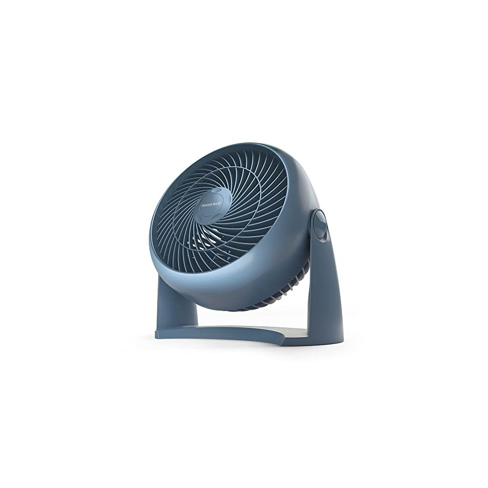 Honeywell TurboForce Power Fan (Quiet Operation Cooling, 90 Variable Tilt, 3 Speed Settings, Wall Mount Feature, Table Fan) HT900NE1 - Blue