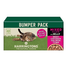 Harringtons Wet Cat Food Mixed in Jelly 40x85 g