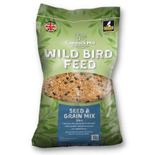 Copdock Mill Wild Bird Seed & Grain Mix 20kg Bag – All Year-Round High-Energy Wild Bird Food – 100% Natural Ingredients