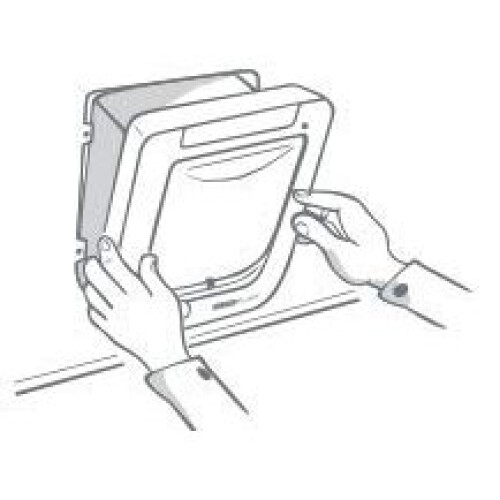 SureFlap Microchip Cat Flap - White 2