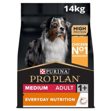 PRO PLAN Medium Adult Everyday Nutrition Dry Dog Food with Chicken 14kg , Packaging May Vary
