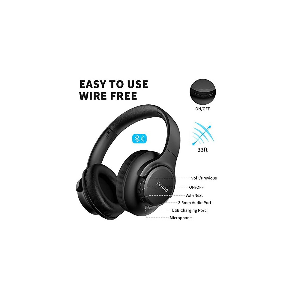 kvidio-bluetooth-headphones-over-ear--65-hours-playtime-wireless-headphones-with-microphone--foldable-lightweight-headset--work-pc-cellphone--black