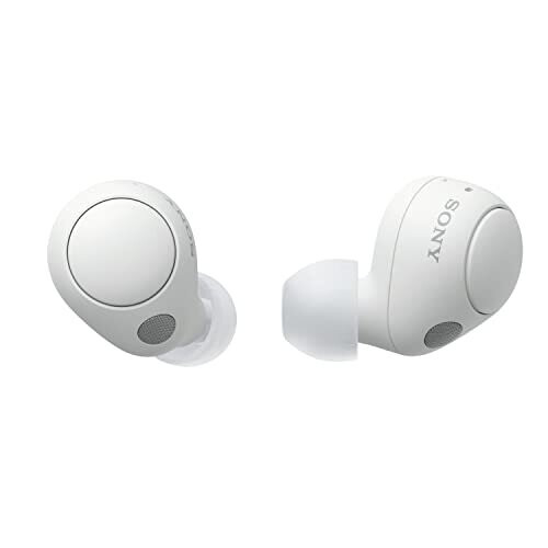 Sony Sony WF-C700N Wireless, Bluetooth, Noise Cancelling Earbuds (Small, Lightweight Earbuds with Multi-Point Connection, iOS & Android) White