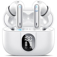 Csasan Wireless Earbuds, 2023 Bluetooth 5.3 Headphones HiFi Stereo, 40H Playtime, Bluetooth Earbuds with ENC Noise Cancelling Mic