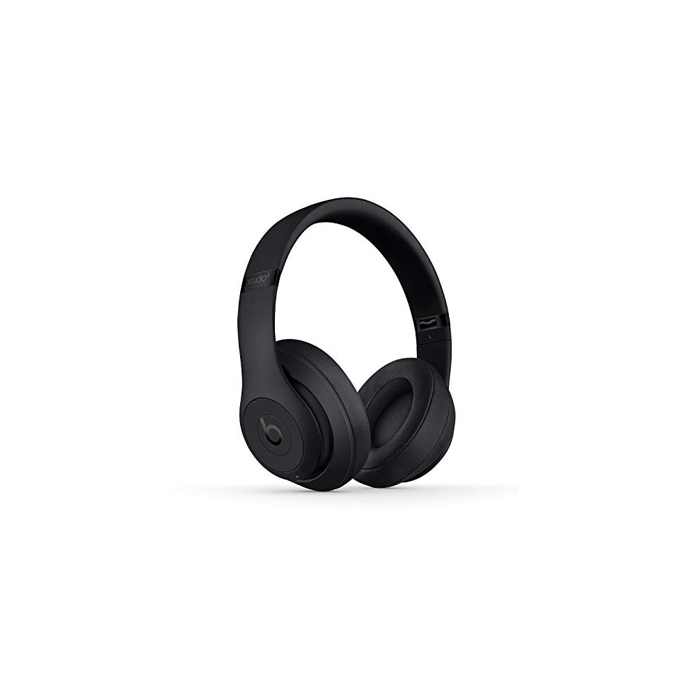 Beats Studio3 Wireless Noise Cancelling Over-Ear Headphones - Apple W1 Headphone Chip, Class 1 Bluetooth, Active Noise Cancelling, - Matte Black 850008283659