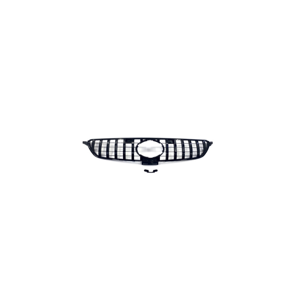 (Black) Mercedes Gle Class W166 Amg Gt-R Panamericana Style Front Grille (2015 - 2018) Black 5060468078770