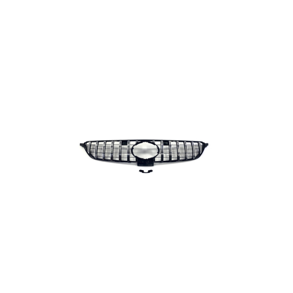 (Black) Mercedes Gle Class W166 Amg Gt-R Panamericana Style Front Grille (2015 - 2018) Black 5060468078787
