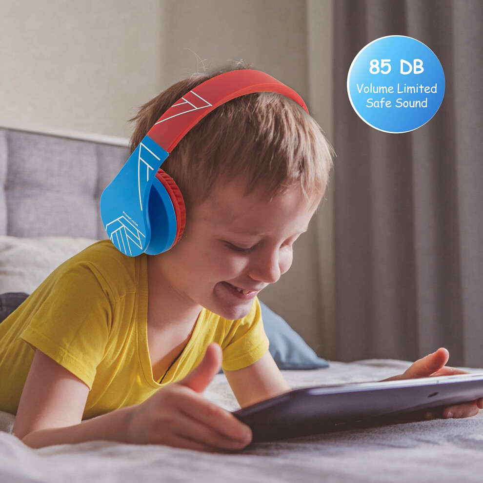 bluetooth-headphones-for-kids--powerlocus-wireless-foldable-headphones-over-ear--headphone-with-microphone--85db-volume-limit--headset