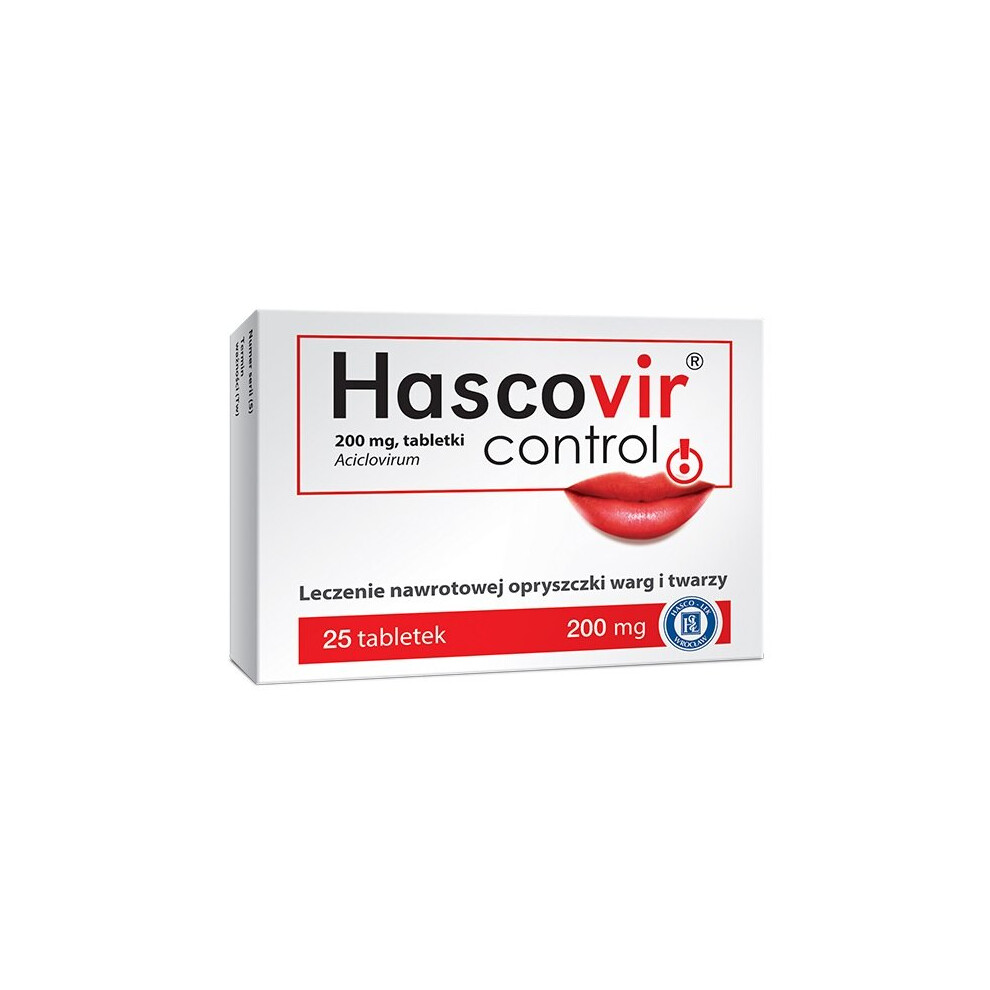 HASCOVIR CONTROL ! COLD SORE TREATMENT 25 tablets