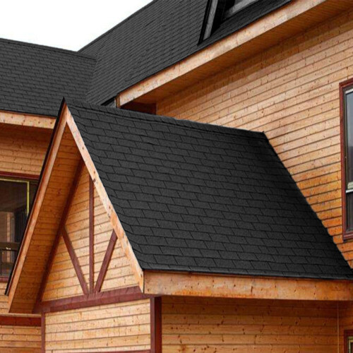 Living And Home (Dark Black) 18Pcs Asphalt Shingles Bitumen Roofing