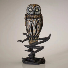 (9-Owl) Figurine Resin Shark Statue Cracked Animal Sculpture Art Crafts Ornament