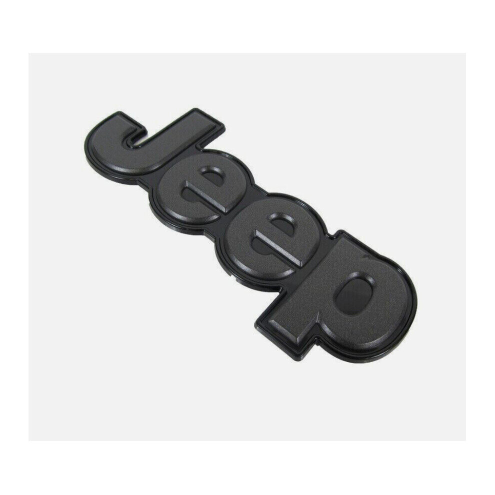 Paktoo Jeep 3D Badge Stick On For Bonnet Or Rear Tailgate