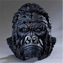 (10-Gorilla) Figurine Resin Shark Statue Cracked Animal Sculpture Art Crafts Ornament