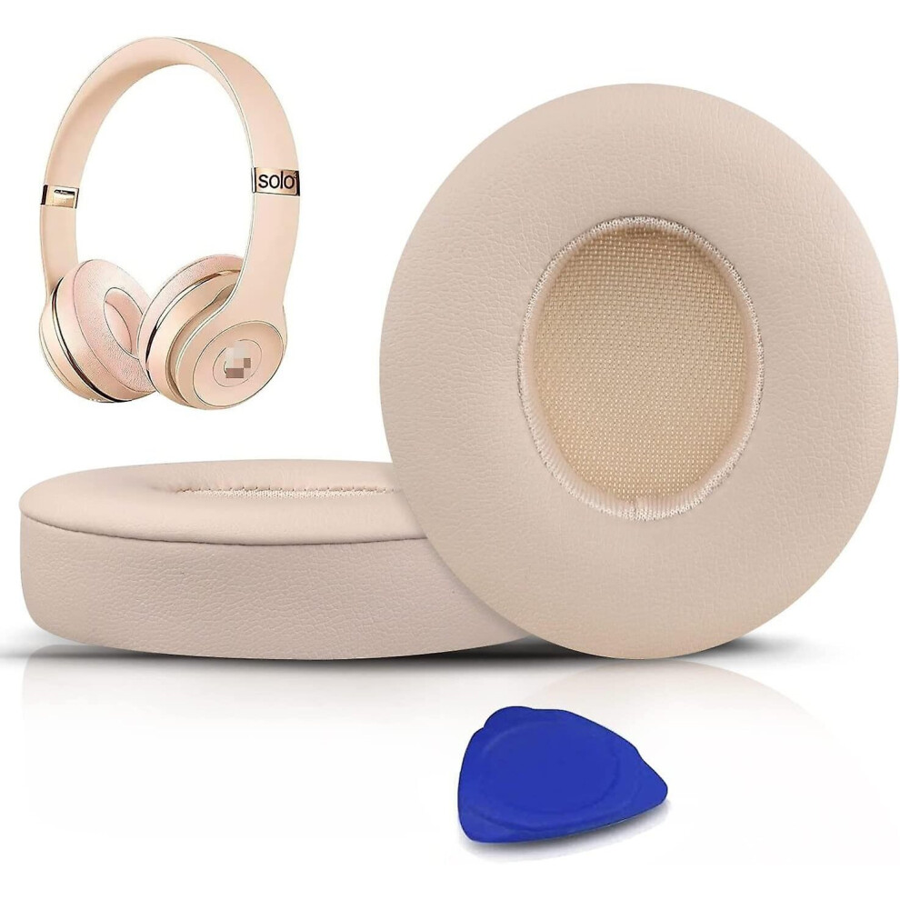 Earpads Cushions Replacement For Beats Solo 2 Solo 3 Wireless On-Ear Phones With Soft Protein 939029433493