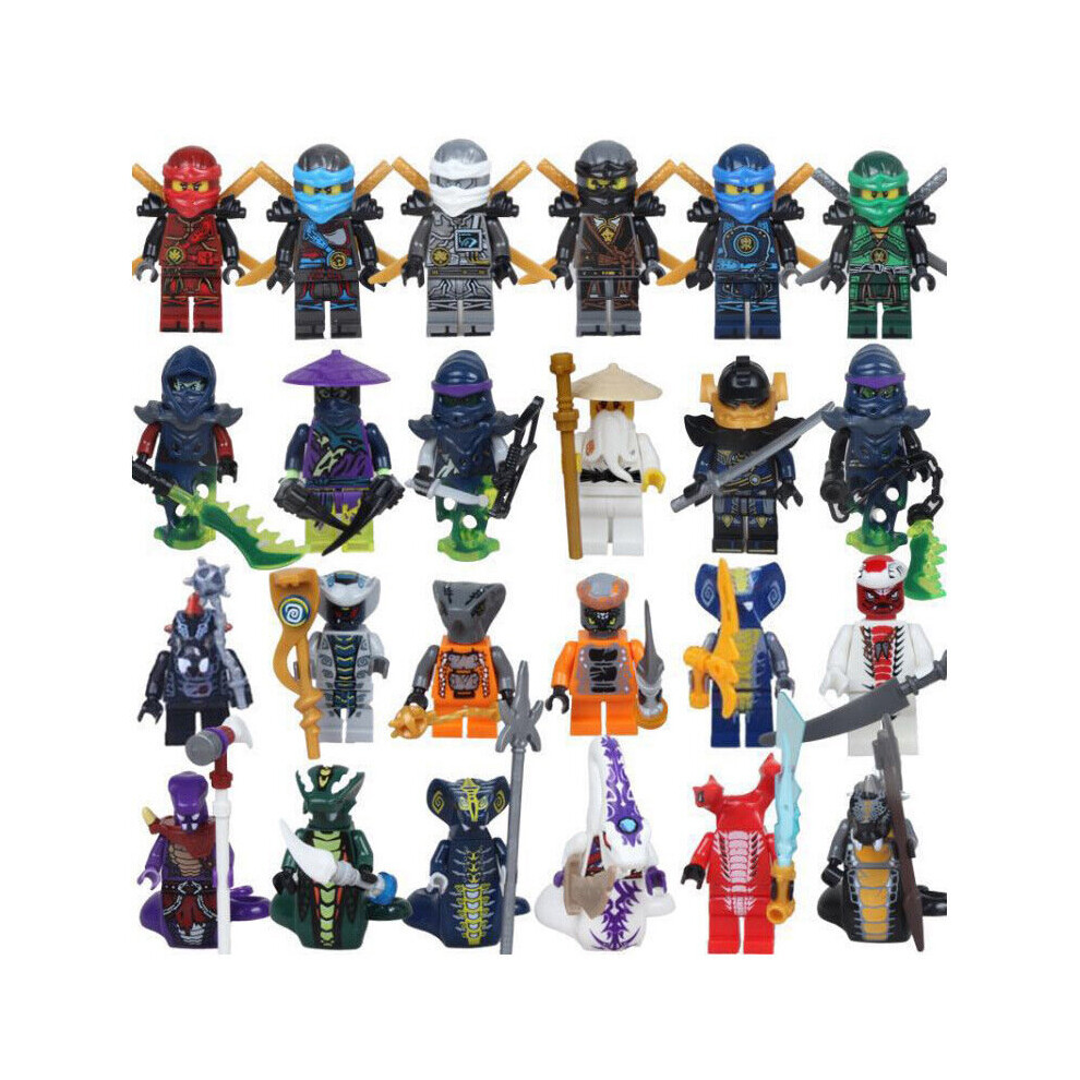 Ninjago Mini figure Kai Jay 24pcs/set Building Blocks Kids Toys