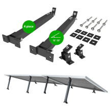 Nuasol Elevation Solar Module Ground Mount Balcony Power Plant Flat Roof PV Black