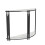 Modern Half Moon Sintered Stone Table with Storage for Entryway 2