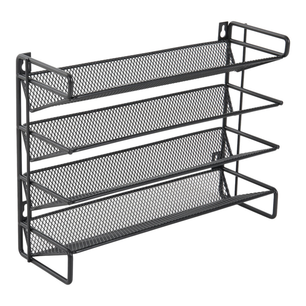 4-Tier Metal Spice Rack Organizer
