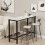 Rectangular  Long Table Bar Table for Pub Office Cafe Outdoor 105cm 7