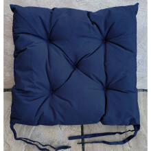 (40cm x 40cm x 6cm, Navy Blue) Waterproof Outdoor Chair Bench Pads Garden CHUNKY Bench Seat Pads