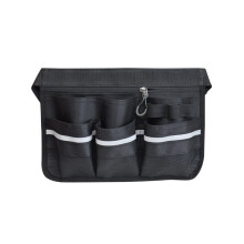 (Black) Garden Tools Belt Cleaning Kit Belt Pouch Adjustable Gardening