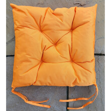 (40cm x 40cm x 6cm, Orange) Waterproof Outdoor Chair Bench Pads Garden CHUNKY Bench Seat Pads