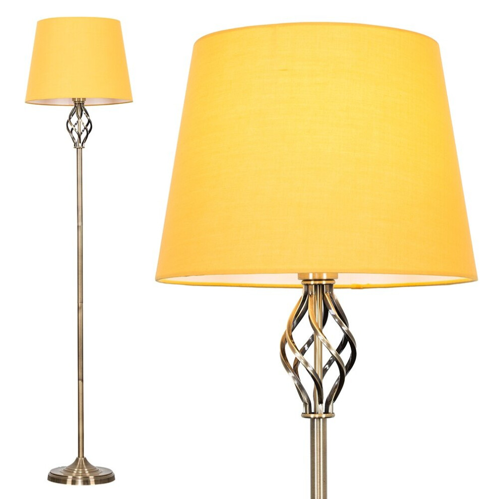 New Valuelights Memphis Floor Lamp Gold