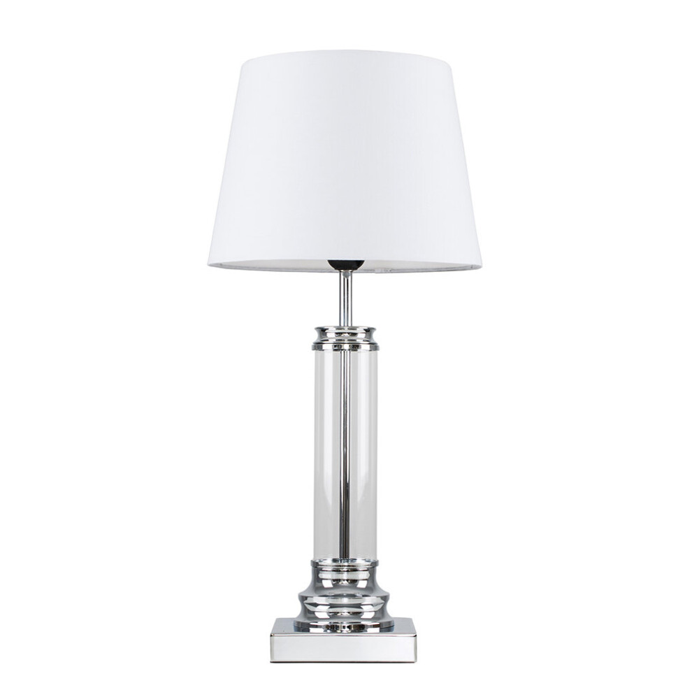 Knowles Silver Floor LampTouch On/Off