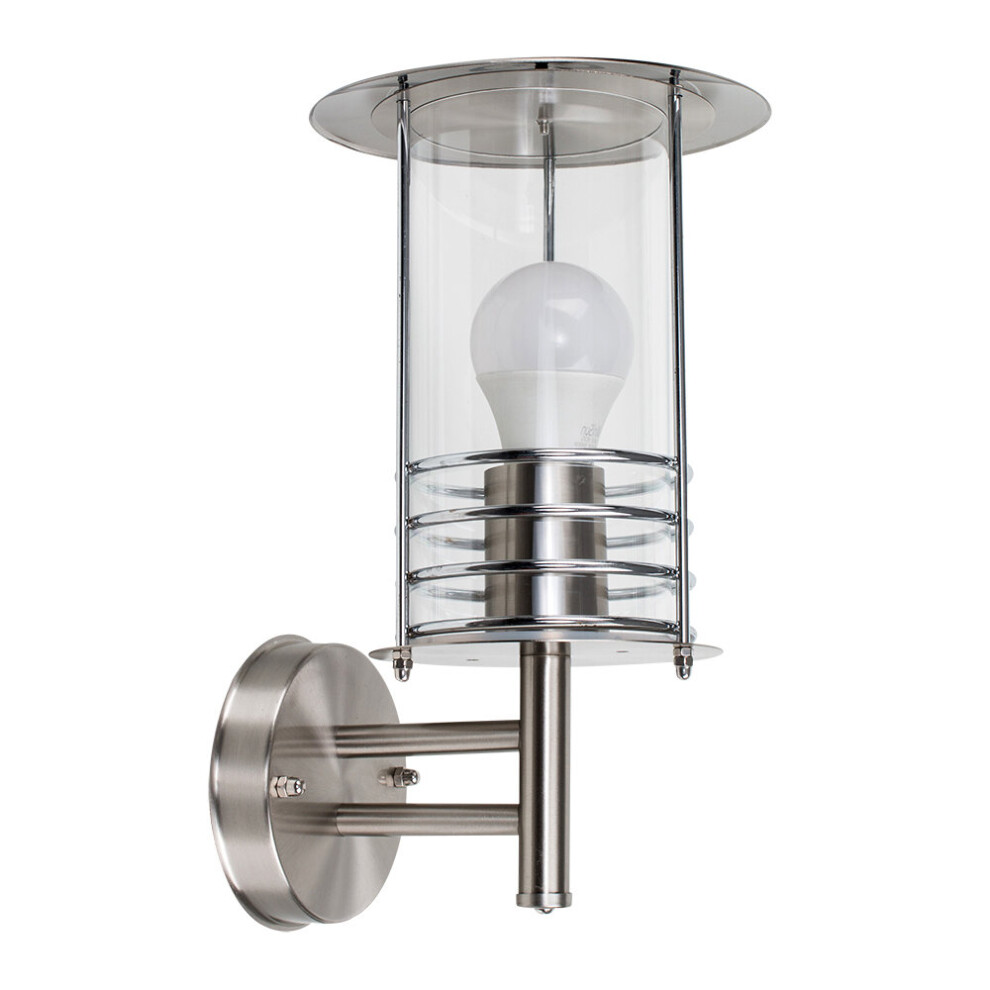 Dorset Silver Outdoor Wall Lantern