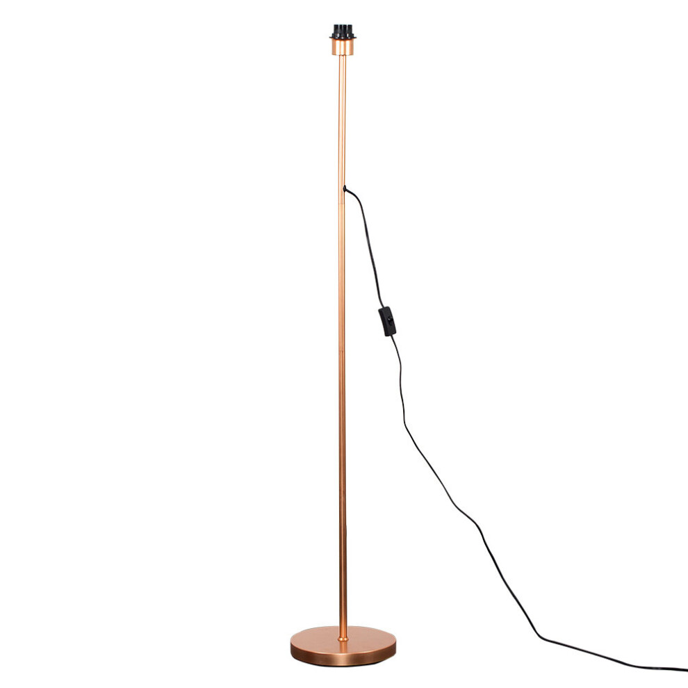Charlie Modern Stem Copper Floor Lamp Base