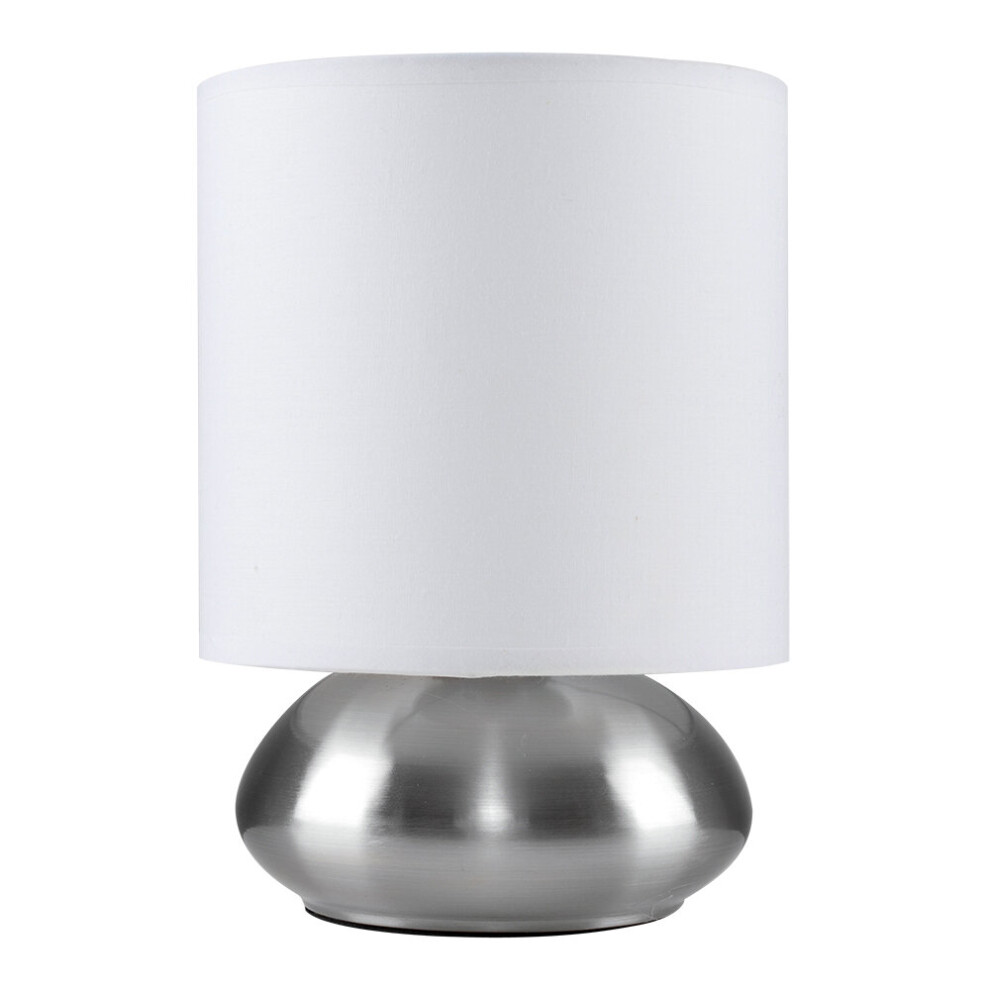 Silver Table LampTouch On/Off Dimmable