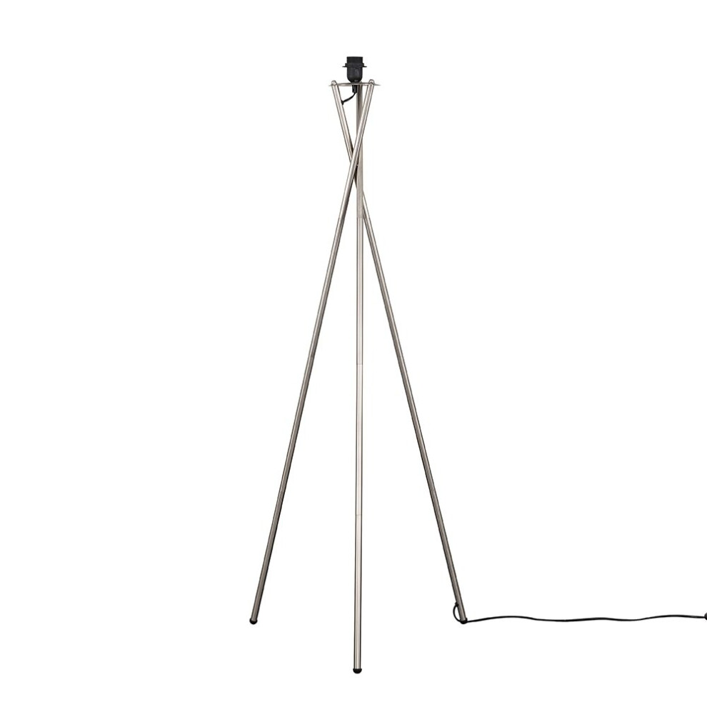 Camden Tripod Silver Floor Lamp Base