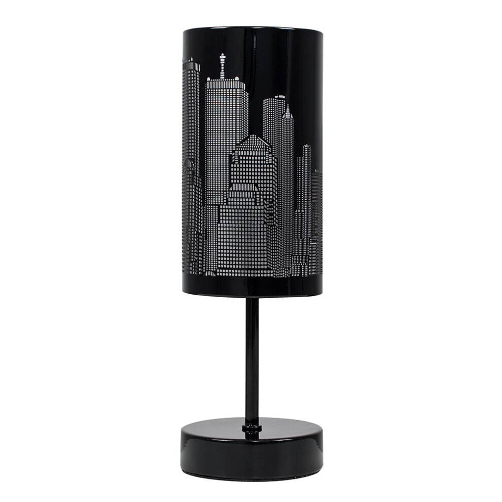Skyline Black Table Lamp Touch On/Off Dimmable