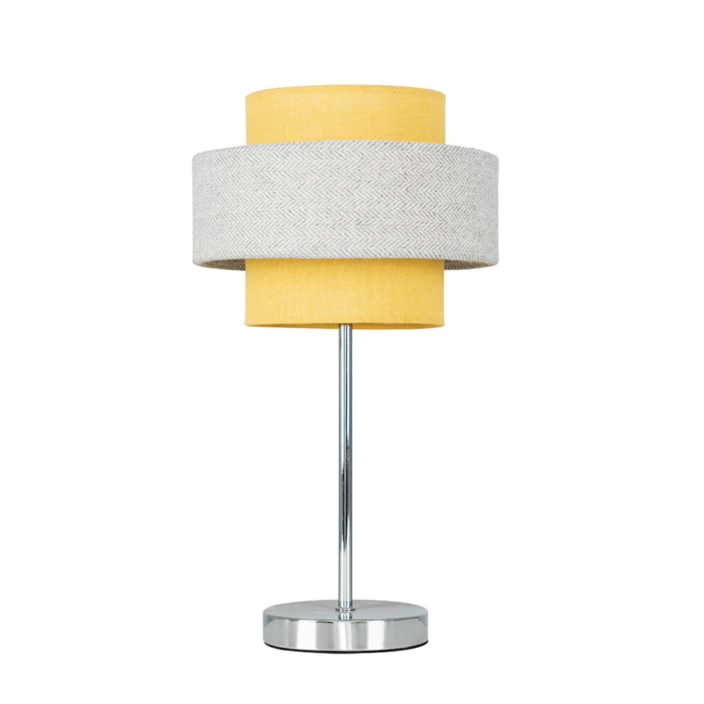 Weaver Yellow Table LampTouch On/Off Dimmable