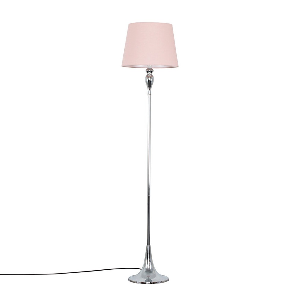Faulkner Tapered Silver Floor Lamp
