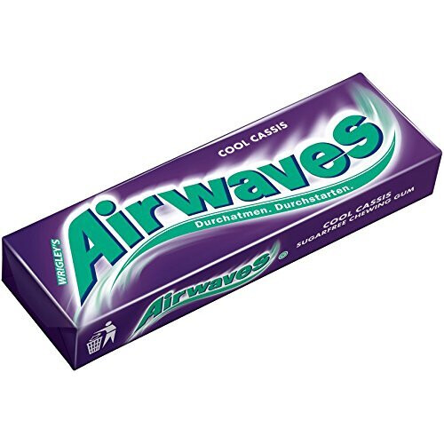 Wrigley's Airwaves Blackcurrant Chewing Gum 10 Pieces - 30 Pack