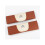 (Brown) 2pcs Citroen Seat Belt Cover Shoulder Pad 1