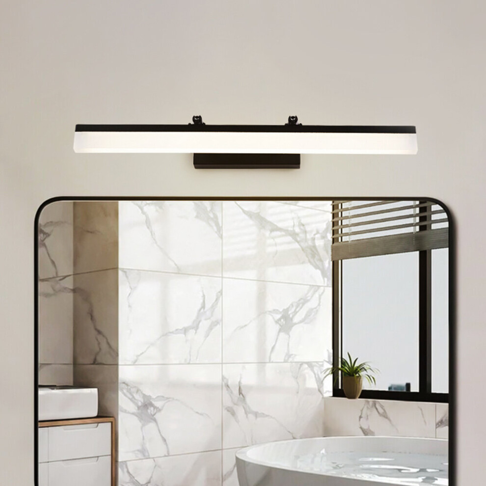 Matte Black LED Mirror Light Vanity Wall Sconce