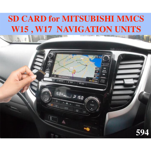 SD card map for Mitsubishi MMCS W15 and W17 system 2023 update on OnBuy