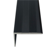 (3ft, Black) Stair Nosing 15mm Threshold Trim/Edging 3ft or 9ft